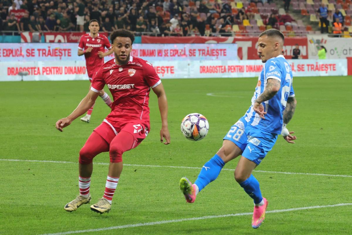 Dinamo - Craiova s-a terminat cu scântei » Scandal în curtea stadionului, un suporter luat pe sus de Jandarmerie: ce s-a întâmplat