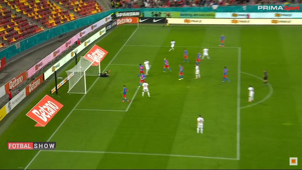 Al doilea gol marcat de Louis Munteanu în FCSB - CFR, 20 aprilie 2025