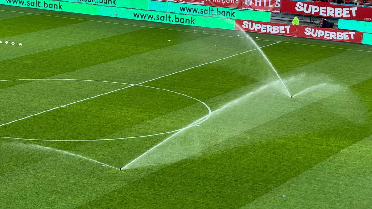 Dinamo - Universitatea Craiova, imagini de la încălzire