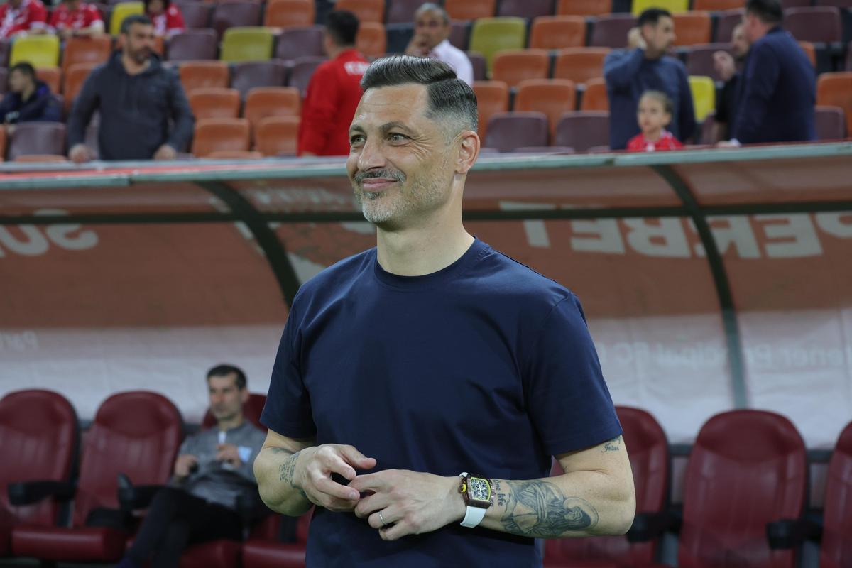 Mirel Rădoi, în Dinamo - Universitatea Craiova, foto: Ionuț Iordache