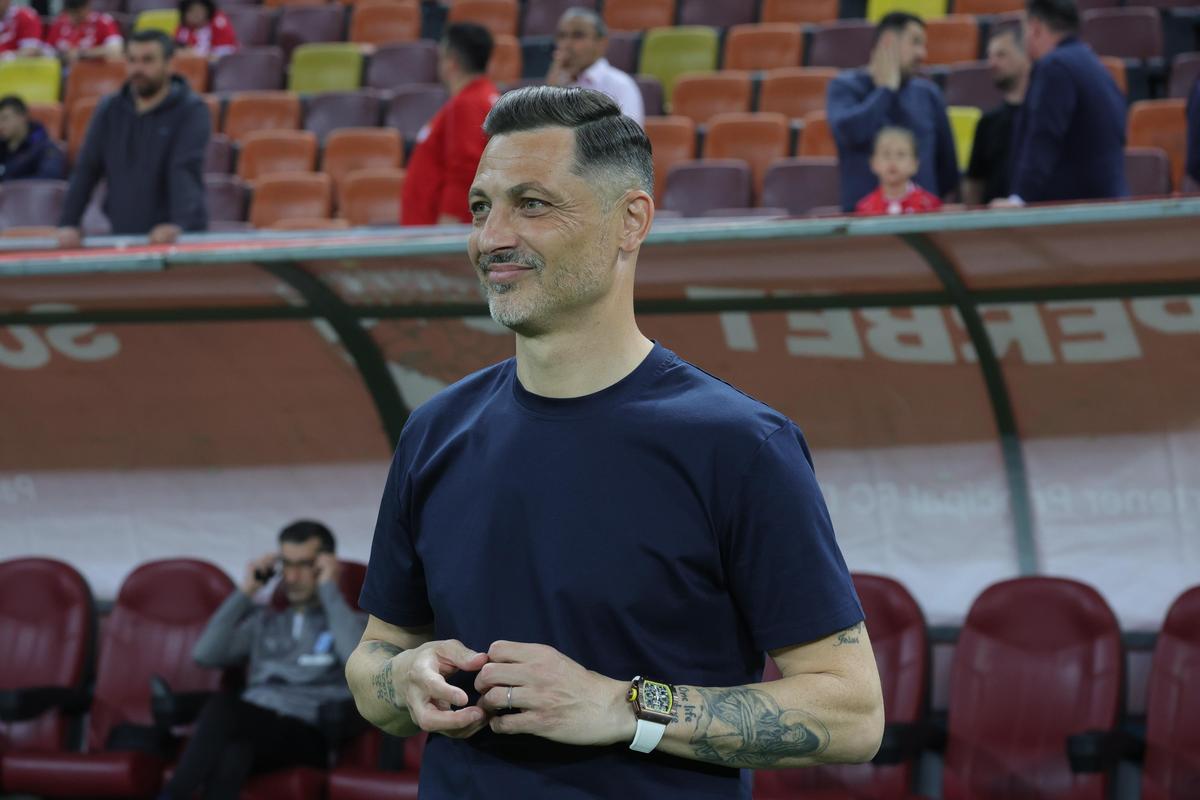 Mirel Rădoi, în Dinamo - Universitatea Craiova, foto: Ionuț Iordache