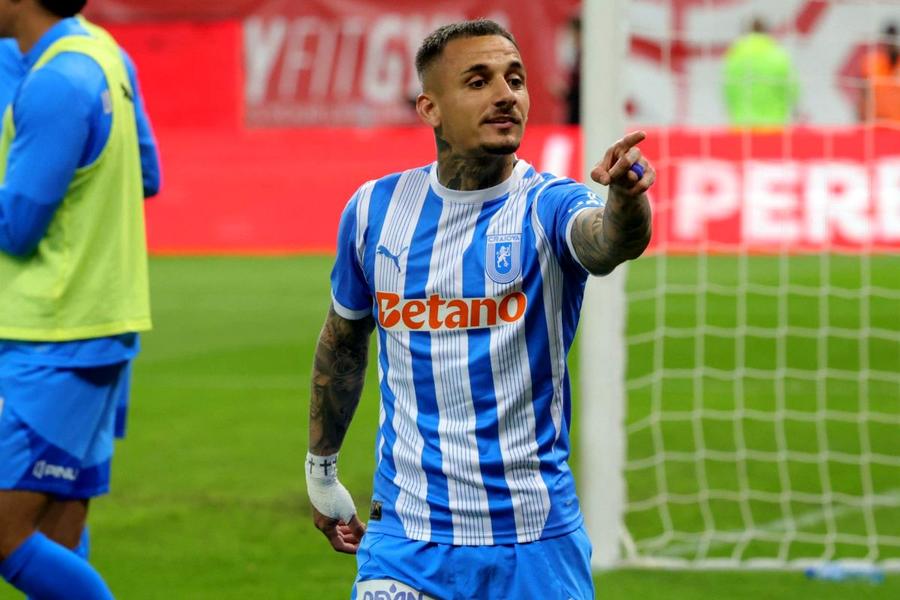 Alexandru Mitriță, în Dinamo - Craiova, foto: Ionuț Iordache Assad Al-Hamlawi și Steven Nsimba pot fi cei mai slabi golgheteri ai Craiovei » În anii trecuți, oltenii au avut oameni de gol mult mai eficienți