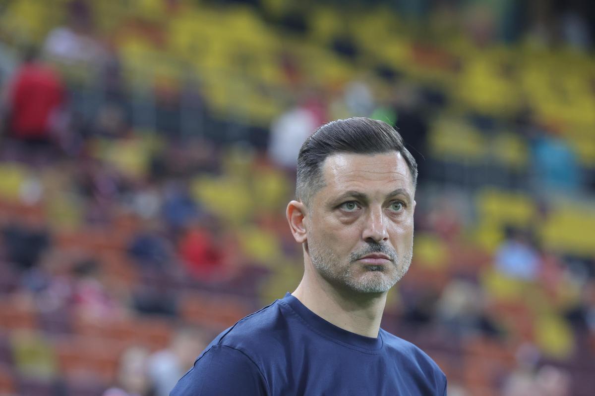 Mirel Rădoi, în Dinamo - Universitatea Craiova, foto: Ionuț Iordache