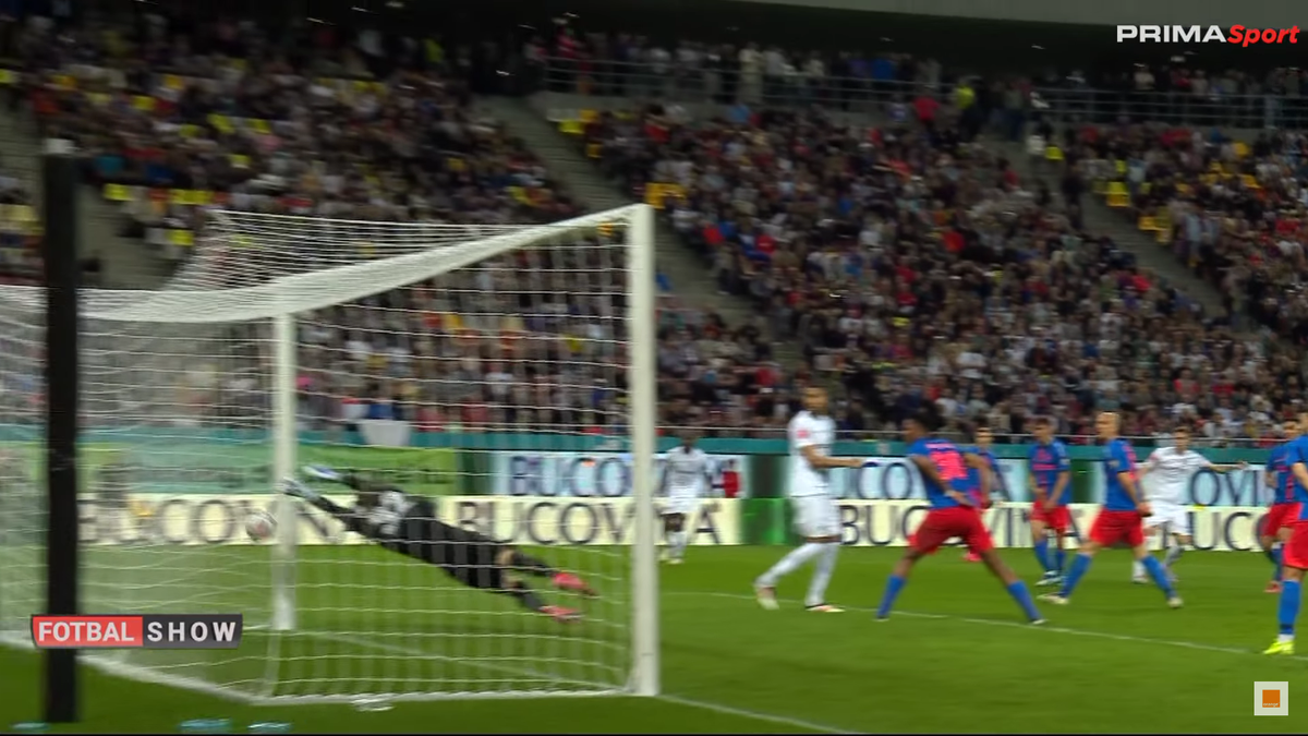 Al doilea gol marcat de Louis Munteanu în FCSB - CFR, 20 aprilie 2025