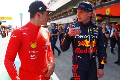 Charles Leclerc și  Max Verstappen își împart supremația în acest sezon din „Marele Circ” / Sursă foto: Guliver/Getty Images