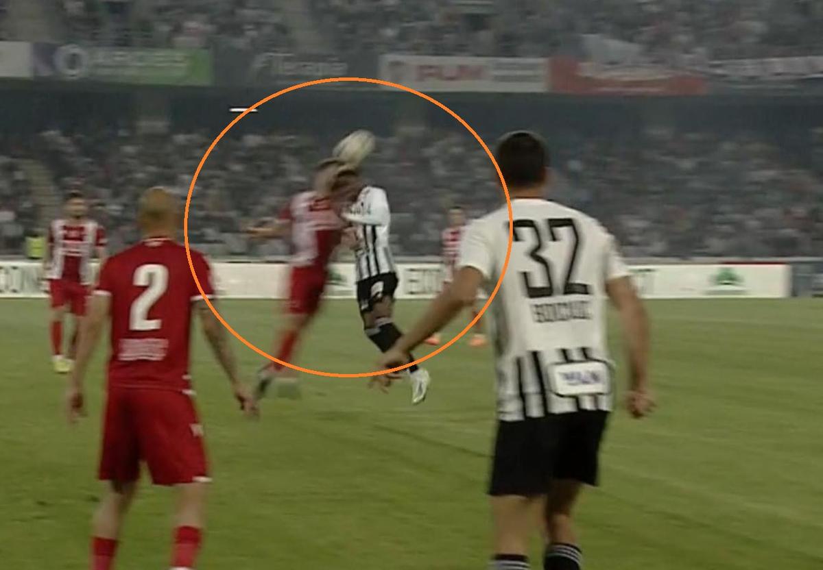 FOTO Accidentare Aloe, U Cluj - Dinamo 21.05.2022