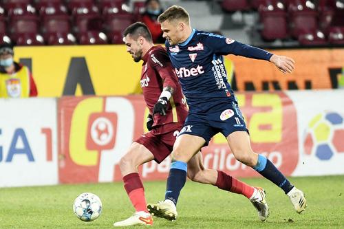 Karolis Laukzemis, într-un meci cu CFR Cluj // foto: Imago Images