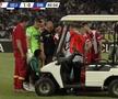 FOTO Accidentare Aloe, U Cluj - Dinamo 21.05.2022