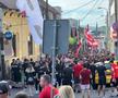 Fanii lui U Cluj și Dinamo au venit împreună la meciul de baraj: încurajări, dar și derapaje
