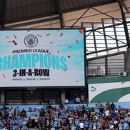 Manchester City a sărbătorit azi un nou titlu / Sursă foto: Guliver/Getty Images