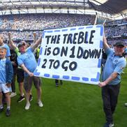 Manchester City a sărbătorit azi un nou titlu / Sursă foto: Guliver/Getty Images