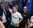 Petrecere în vestiar după Farul - FCSB, Hagi protagonist