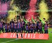 Barcelona a sărbătorit titlul în La Liga, alături de 88.000 de spectatori » Imagini spectaculoase