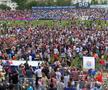 Fiesta la Galați! Fanii au invadat terenul pentru a sărbători promovarea Oțelului + Imagini exclusive din vestiar