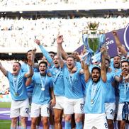 Manchester City a sărbătorit azi un nou titlu / Sursă foto: Guliver/Getty Images
