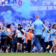 Manchester City a sărbătorit azi un nou titlu / Sursă foto: Guliver/Getty Images