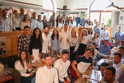 Delegația României reunită într-un decor relaxat // Foto Raed Krishan