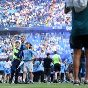 Manchester City a sărbătorit azi un nou titlu / Sursă foto: Guliver/Getty Images