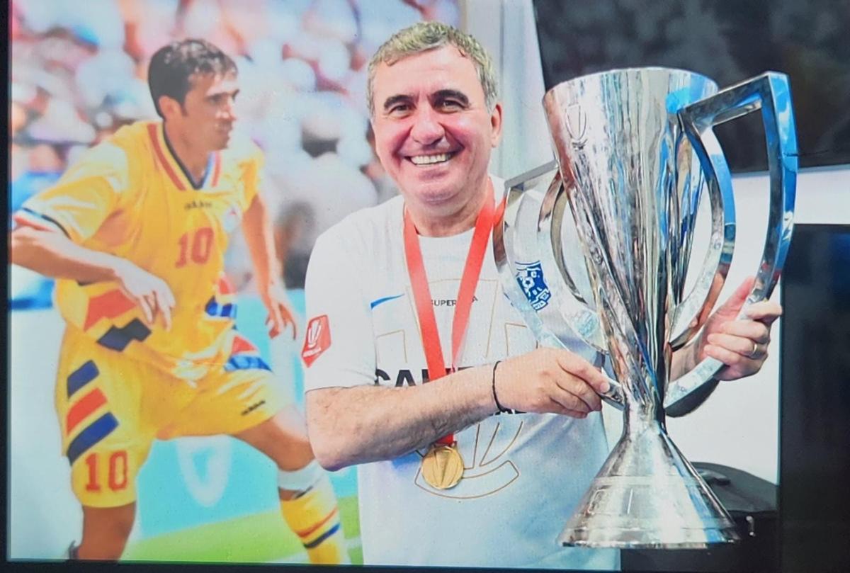 Petrecere în vestiar după Farul - FCSB, Hagi protagonist