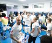 Petrecere în vestiar după Farul - FCSB, Hagi protagonist