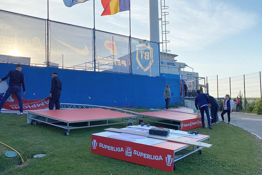 Oficialii LPF se pregătesc pentru o eventuală sărbătoare de titlu Se pregătește sărbătoarea la Ovidiu » Măsurile speciale luate de oficialii LPF înainte de Farul - FCSB