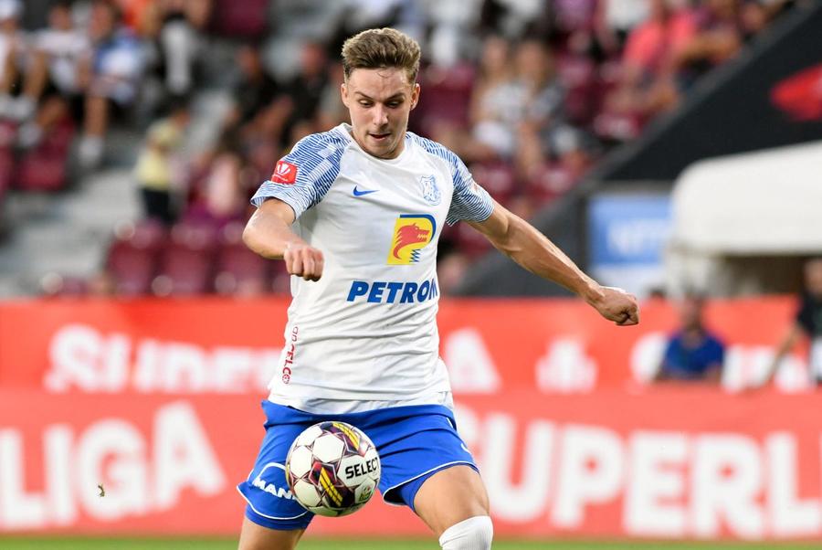 Louis Munteanu este dorit din nou la FCSB. La Farul a reușit 25 de goluri în 86 de meciuri / FOTO: Imago Răspunsul Fiorentinei la ultima ofertă a lui FCSB pentru Louis Munteanu » Ce s-a întâmplat astăzi cu atacantul român