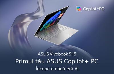 ASUS  - primul producător de laptopuri care lansează o nouă generație de Copilot+ PC