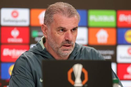 Ange Postecoglou, antrenorul lui Tottenham, a început abrupt conferința de presă premergătoare finalei Europa League cu Manchester United/ foto: Imago Images