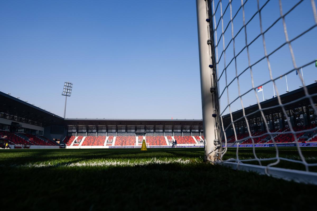 Stadionul din Leskovac, Serbia