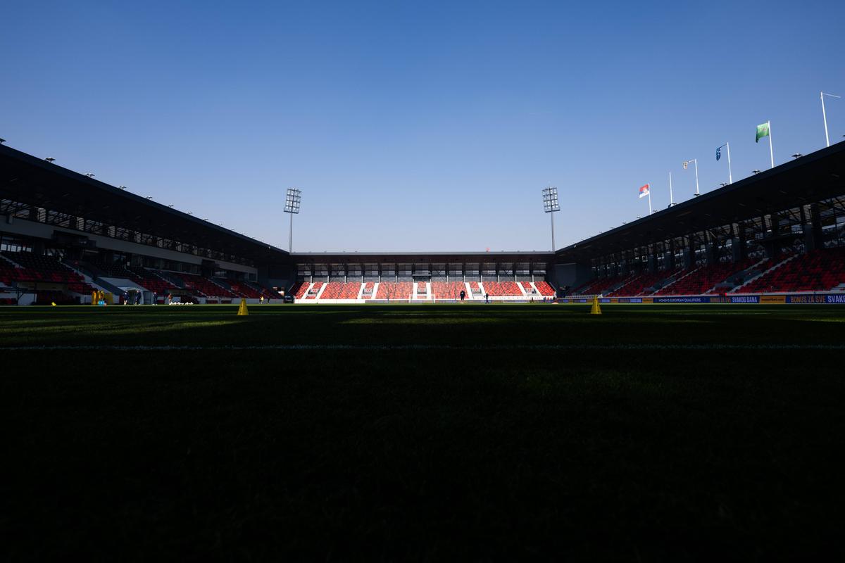 Stadionul din Leskovac, Serbia