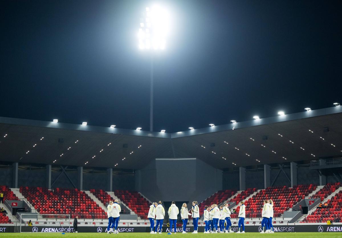 Stadionul din Leskovac, Serbia