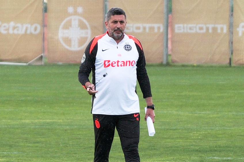 Marius Baciu, la al doilea antrenament la FCSB // foto: Andrei Furnigă (GSP)