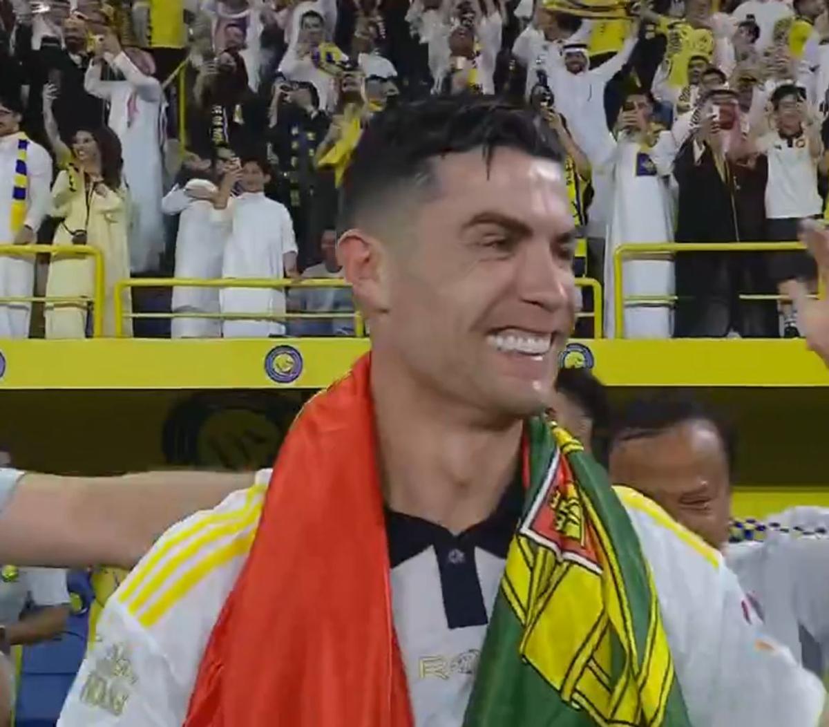 Cristiano Ronaldo, în lacrimi după ce a câștigat primul titlu în Arabia Saudită
