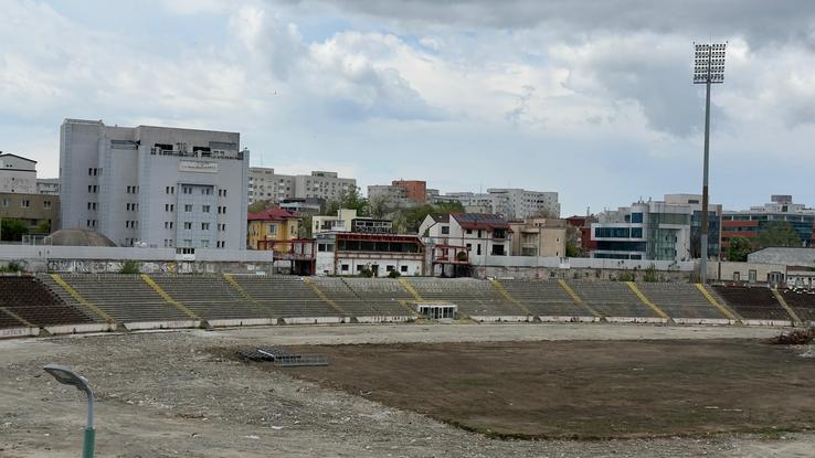 Cum arată lucrările la stadionul Dinamo - mai 2026 // foto: GSP.ro