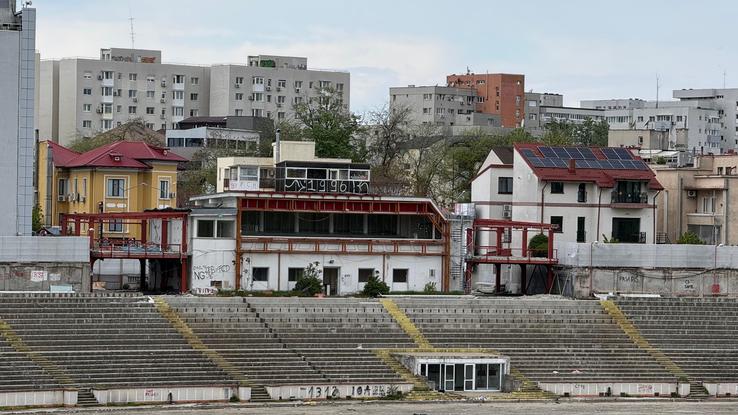 Cum arată lucrările la stadionul Dinamo - mai 2026 // foto: GSP.ro