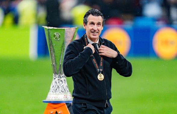 Unai Emery, după ce a câștigat al cincilea trofeu Europa League: „Le-am spus jucătorilor în vestiar”