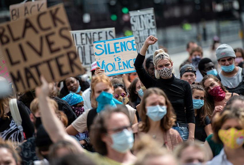 Lumea a protestat împotriva violențelor la adresa persoanelor de culoare //FOTO: Guliver/GettyImages