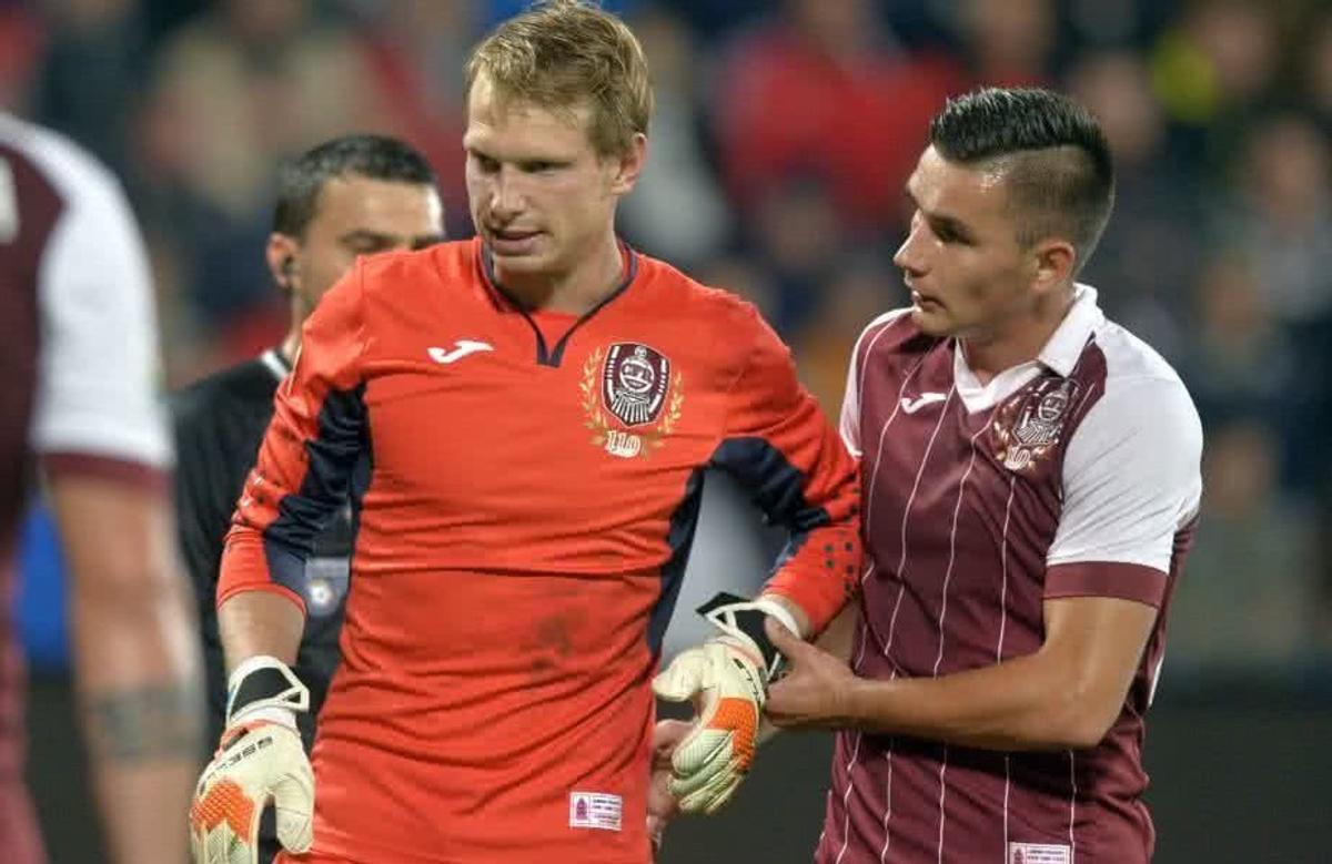 Arlauskis pleacă de la CFR Cluj! Portarul s-a înțeles cu noua echipă