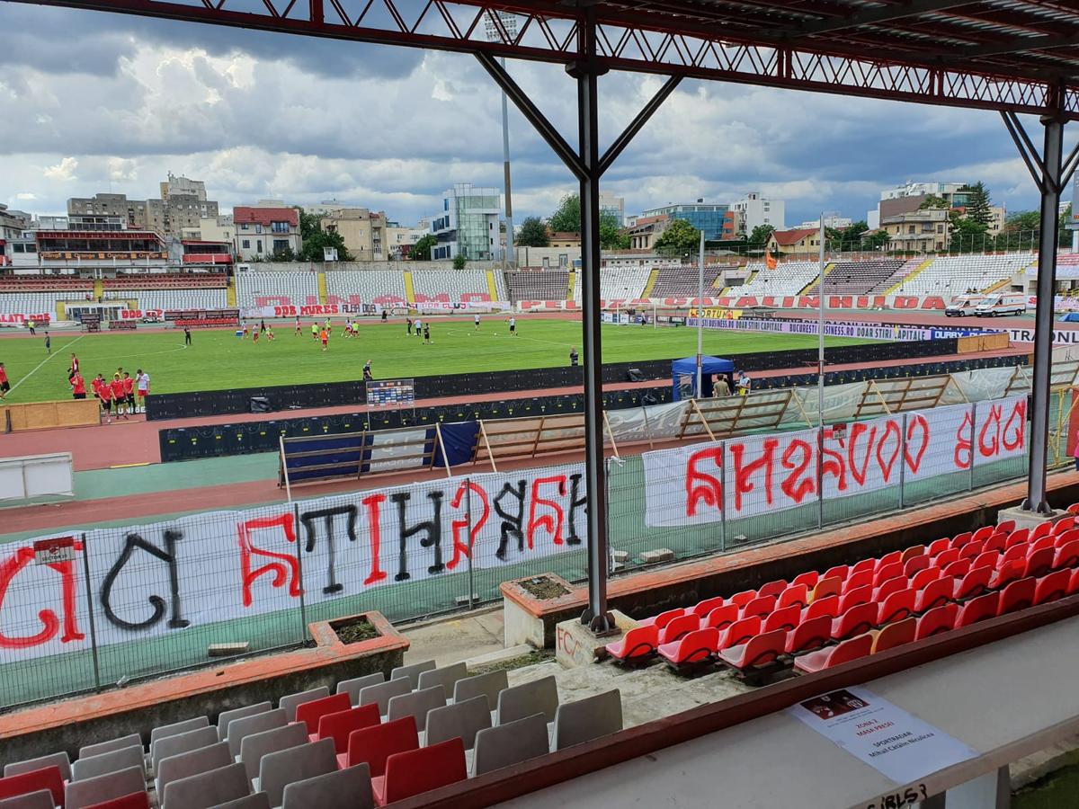 DINAMO - SEPSI mesaje suporteri