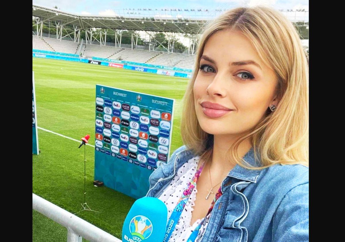 Jurnalista care l-a contrat pe Guardiola, surprinsă pe Arena Națională! Asistă la Ucraina - Austria