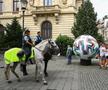 SHOW în Centrul Vechi, înainte de Ucraina - Austria » Forțele de ordine au fraternizat cu fanii