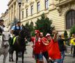 SHOW în Centrul Vechi, înainte de Ucraina - Austria » Forțele de ordine au fraternizat cu fanii