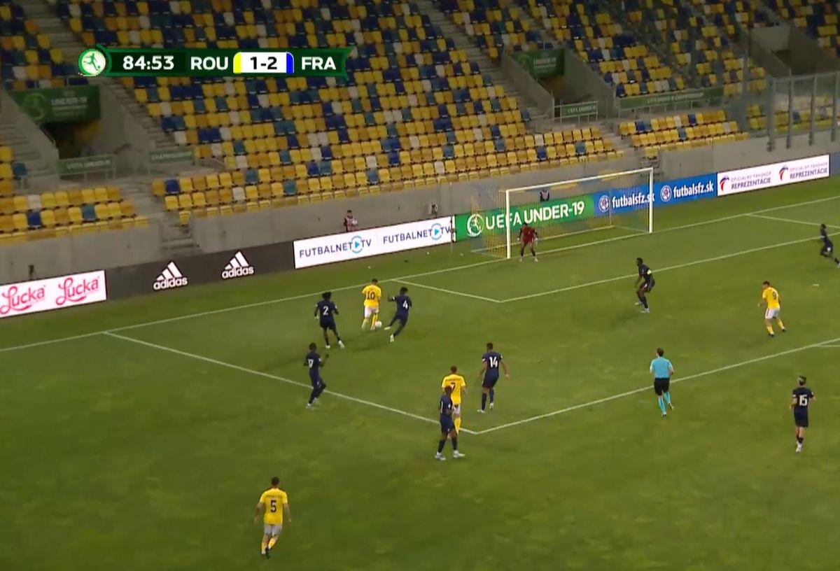 România U19, gol anulat în meciul cu Franța U19