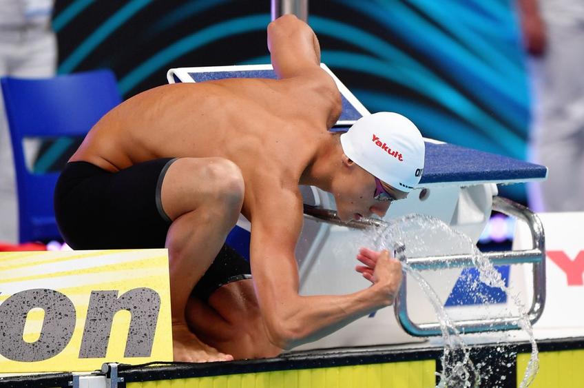 David Popovici, înaintea semifinalei de la 100 metri liber / FOTO: Raed Krishan (GSP.ro)