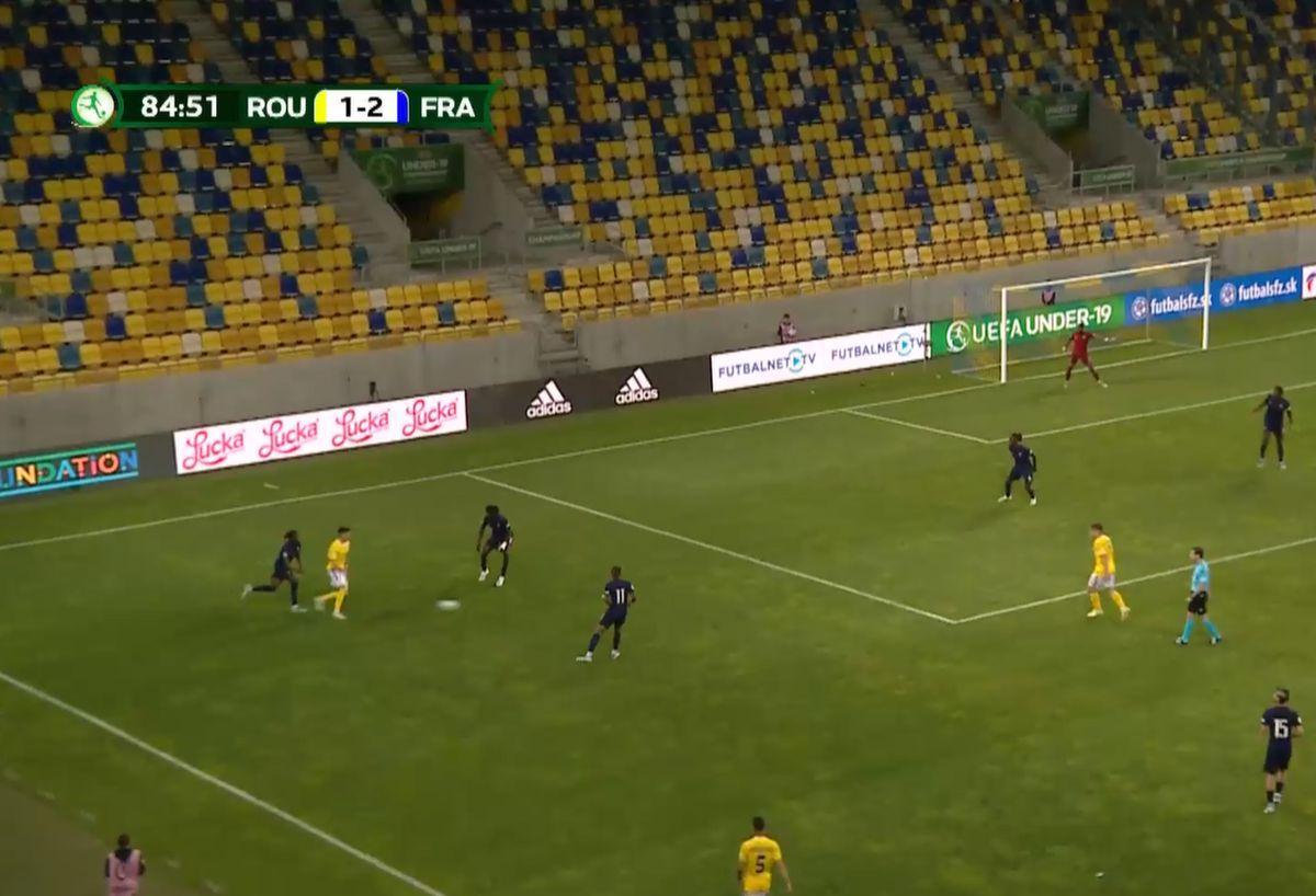 România U19, gol anulat în meciul cu Franța U19