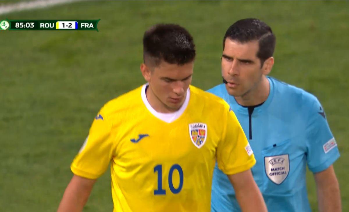 România U19, gol anulat în meciul cu Franța U19
