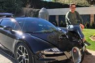 Bugatti-ul de 2,1 milioane de euro al lui Cristiano Ronaldo, izbit într-un zid din Mallorca! Cum arată mașina