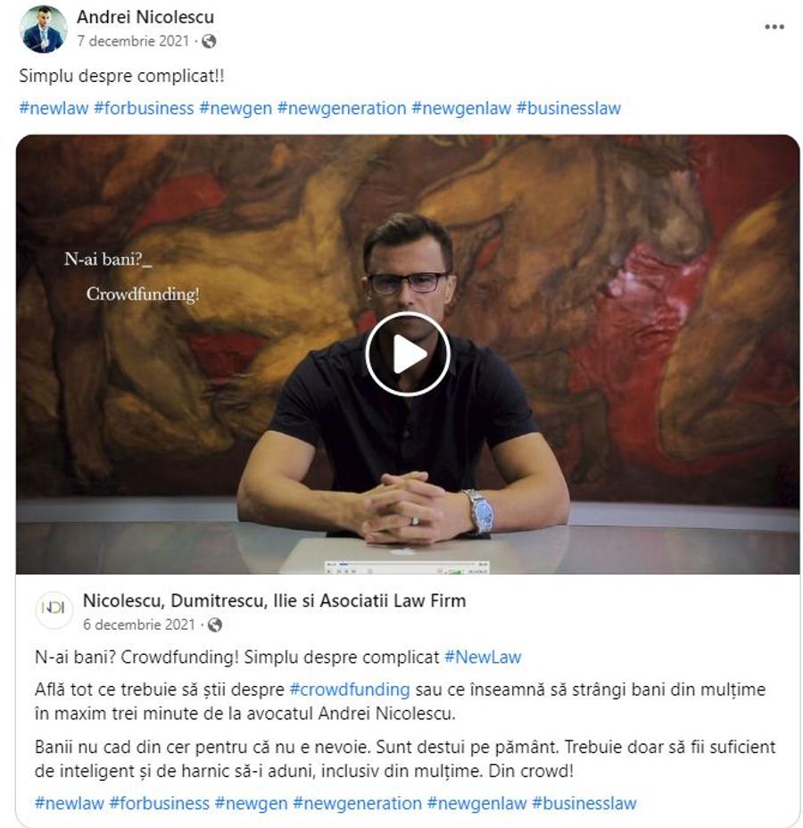Postarea lui Andrei Nicolescu Ce spunea Andrei Nicolescu în 2021 despre proiectul lansat astăzi la Dinamo: „N-ai bani? Fii suficient de inteligent să faci asta”