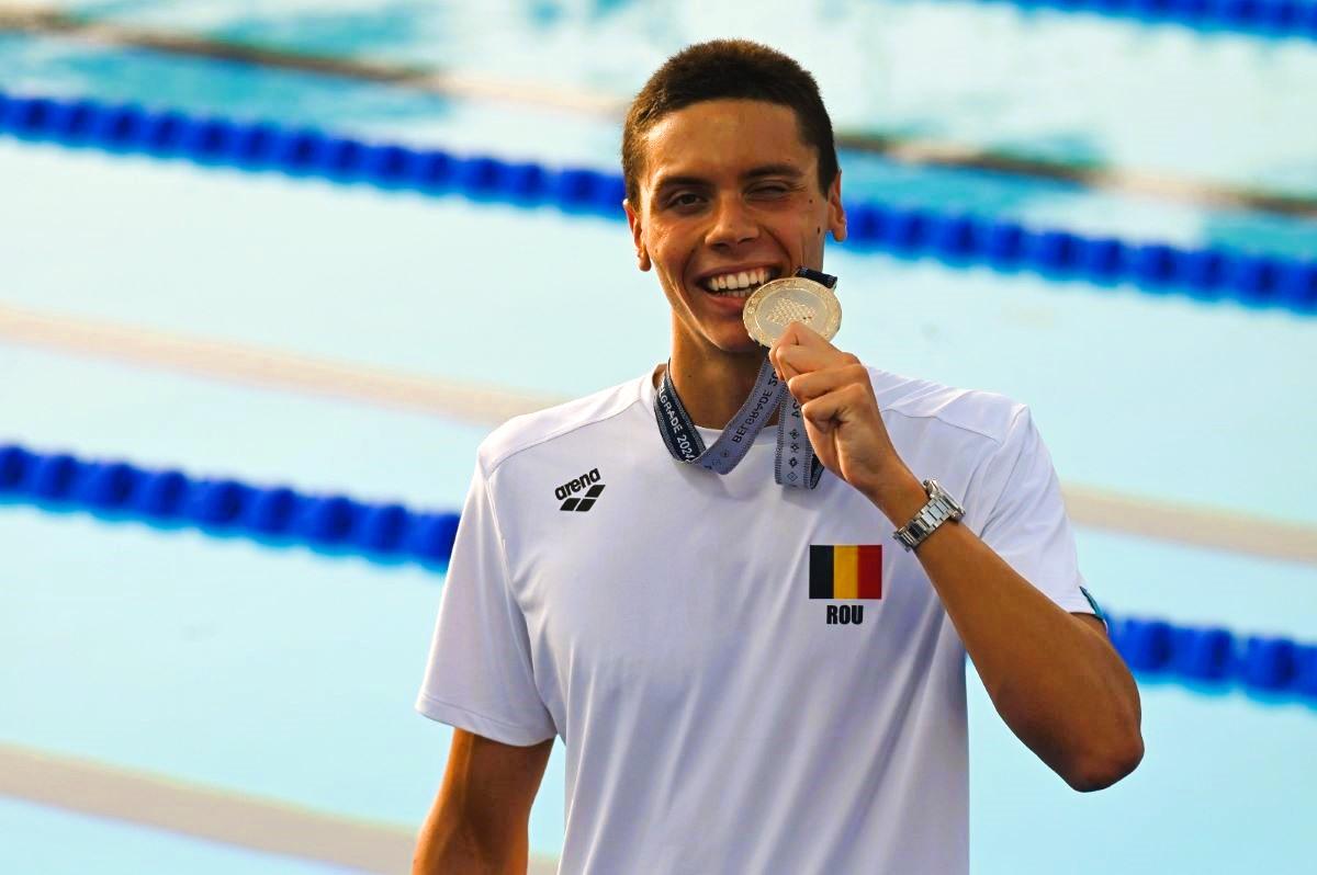 David Popovici - campion european la 200 m liber 2024
