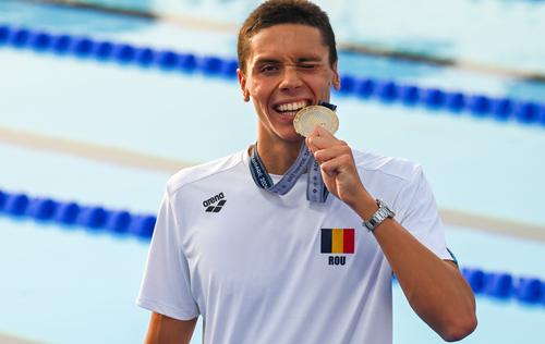 David Popovici, campion european la 200 m liber la Belgrad 2024 Foto: Roxana Fleșeru